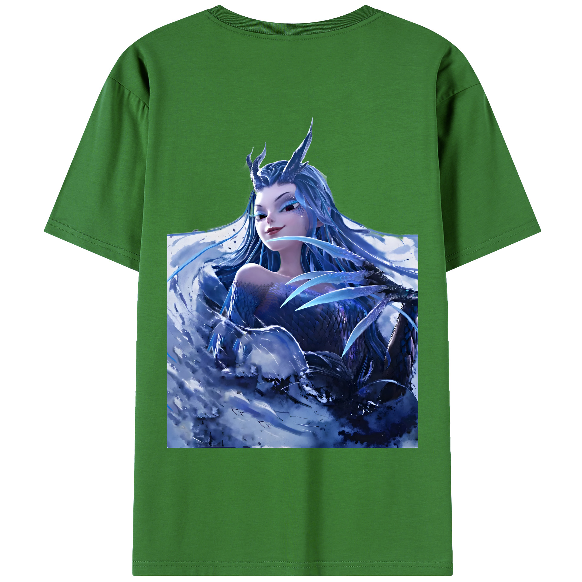 （画像用） Ne Zha 2 ナタ 魔童の大暴れ レディース半袖Tシャツ(バックプリント)